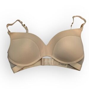 Lively Bra Wireless Padded‎ Beige Everyday Comfortable 36D